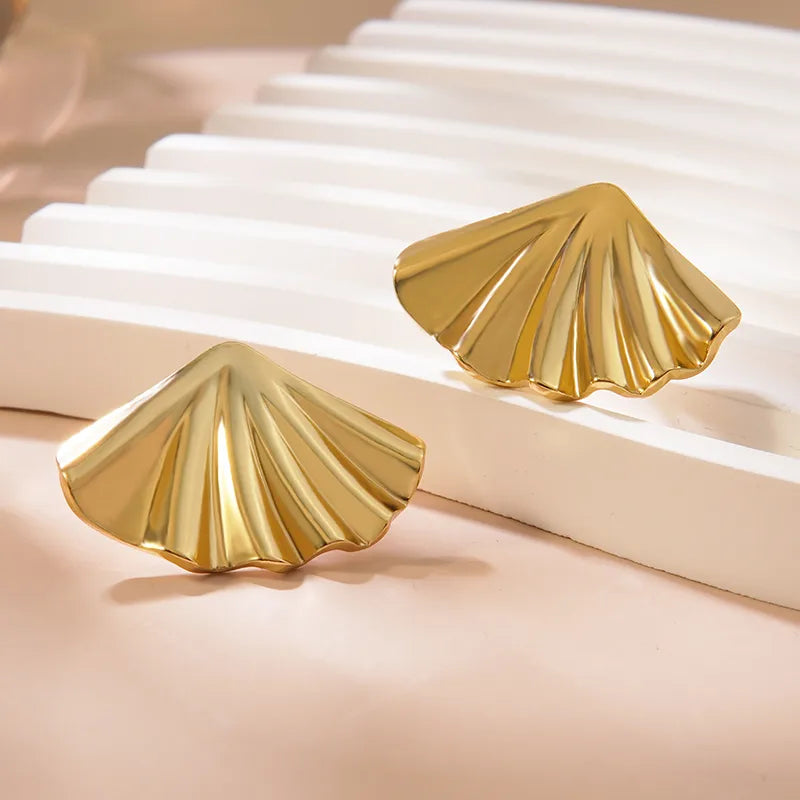 Aretes Shell Gold