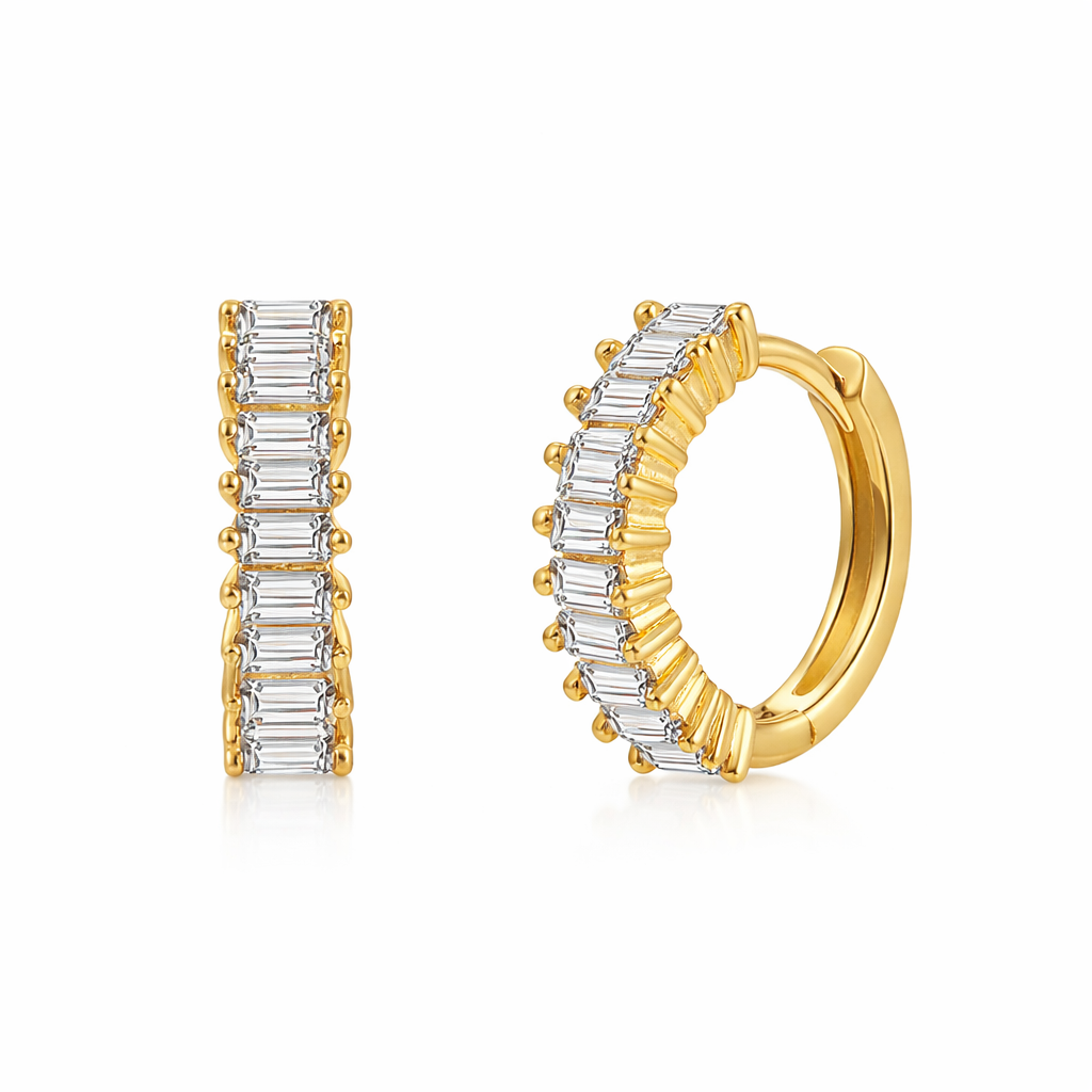 Aretes Baguette Shine