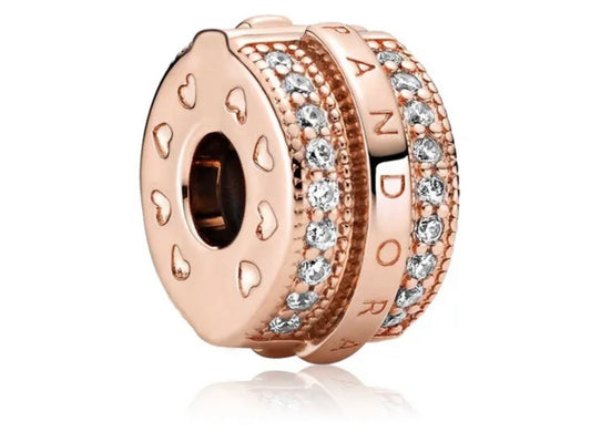 Charm Rose Gold y Zirconia
