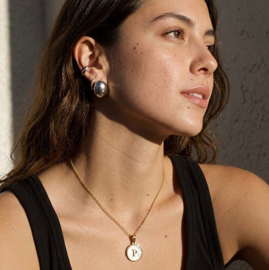 Collar con Inicial Redonda