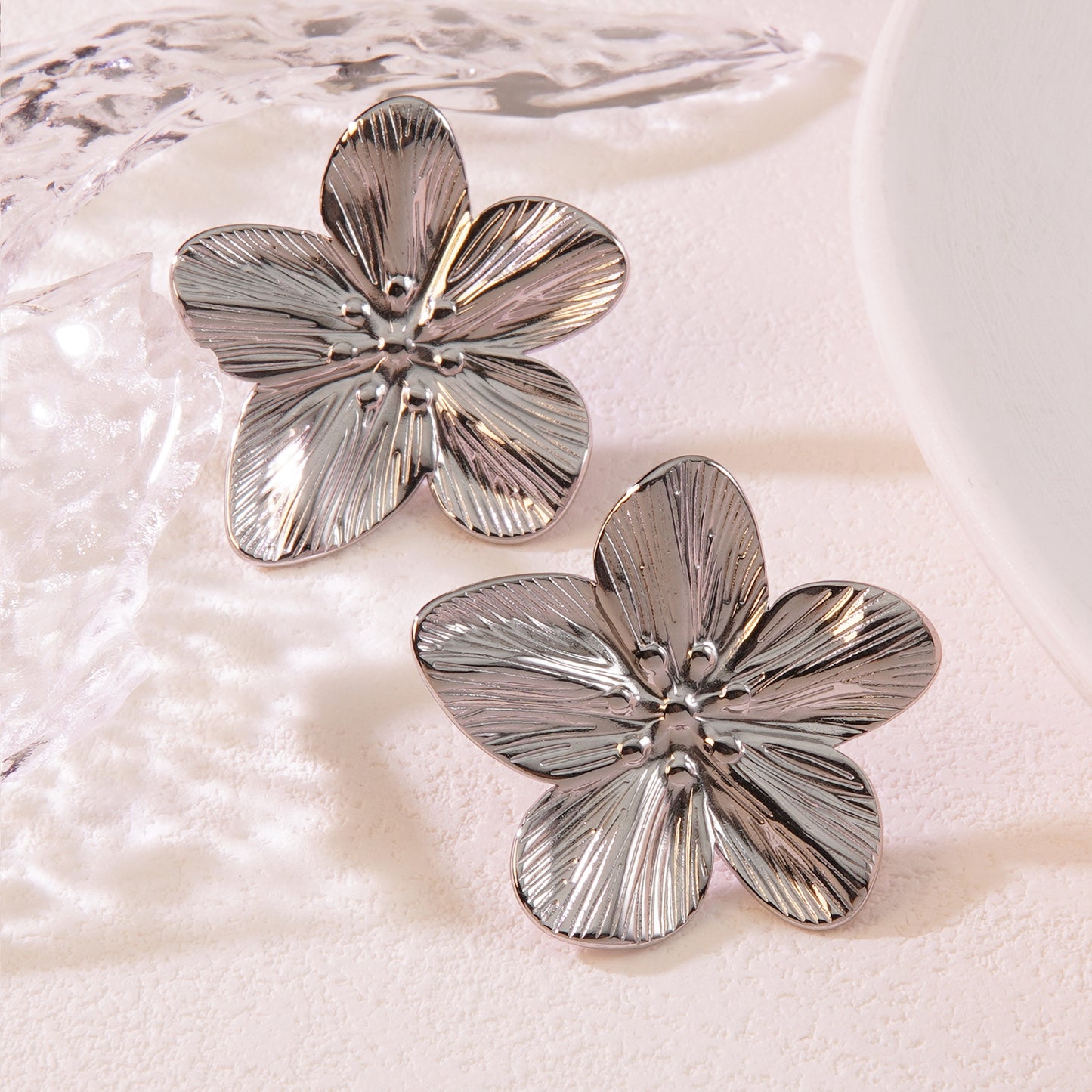Aretes Bloom Metal