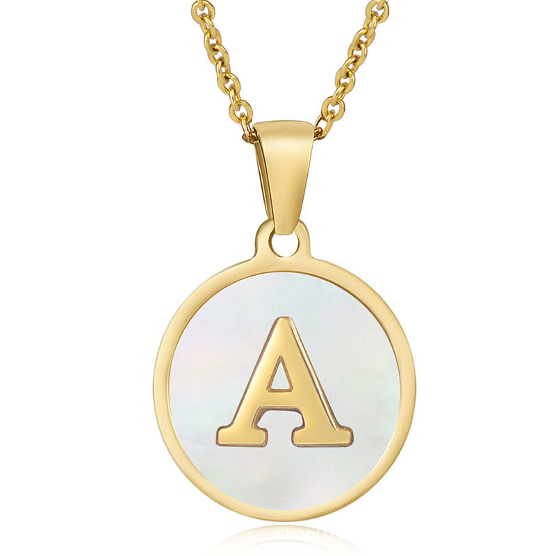 Collar con Inicial Redonda