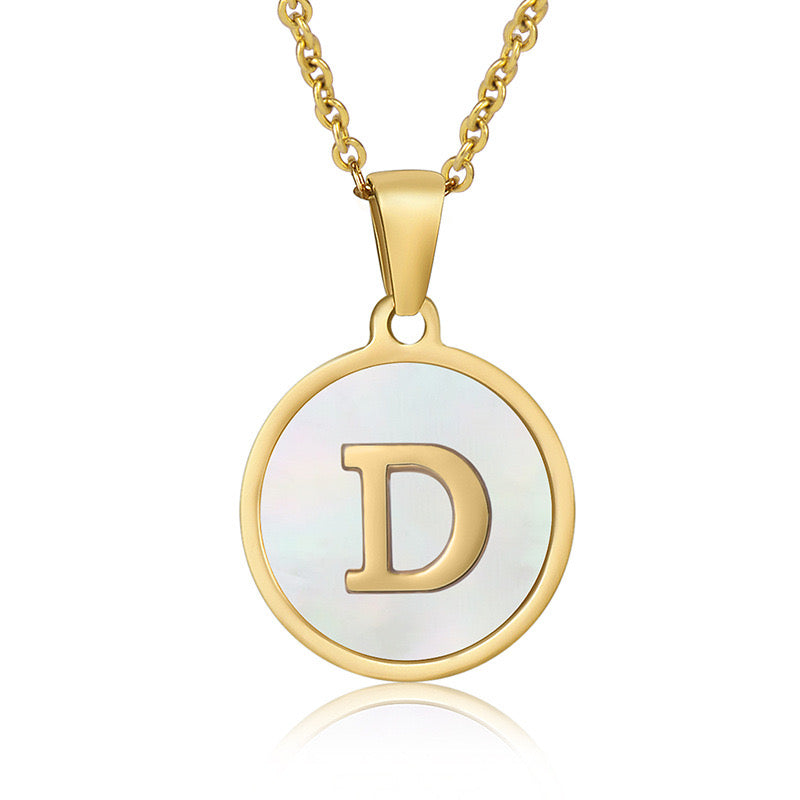 Collar con Inicial Redonda