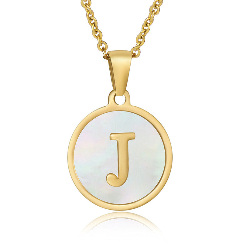 Collar con Inicial Redonda
