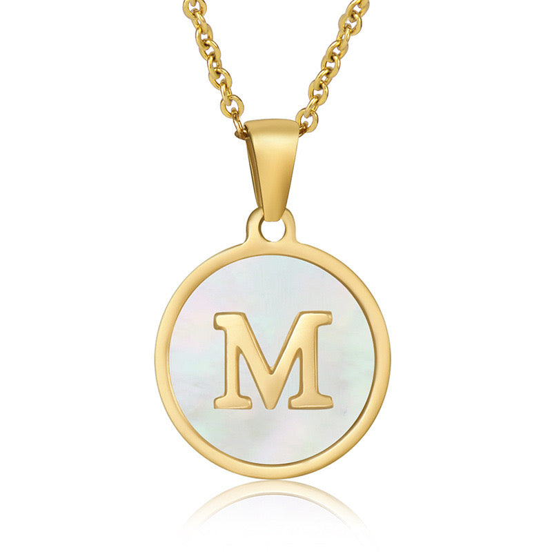 Collar con Inicial Redonda