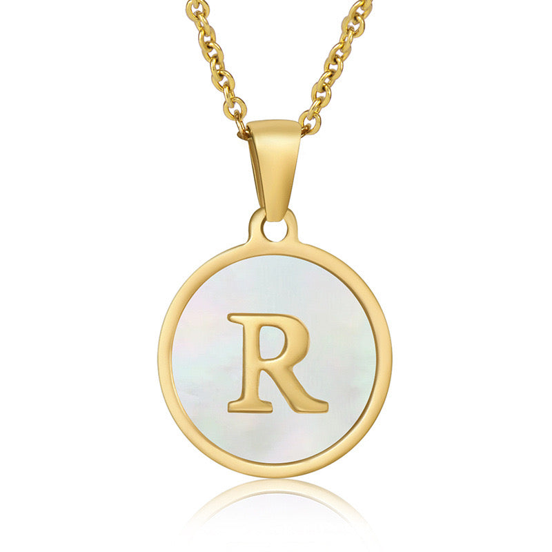 Collar con Inicial Redonda