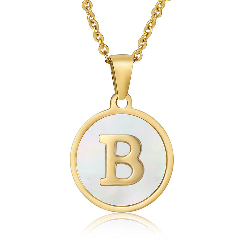 Collar con Inicial Redonda