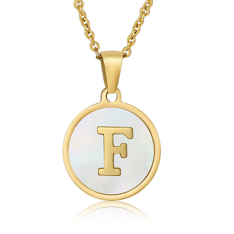 Collar con Inicial Redonda