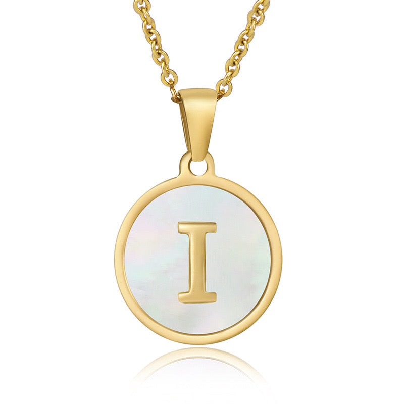 Collar con Inicial Redonda