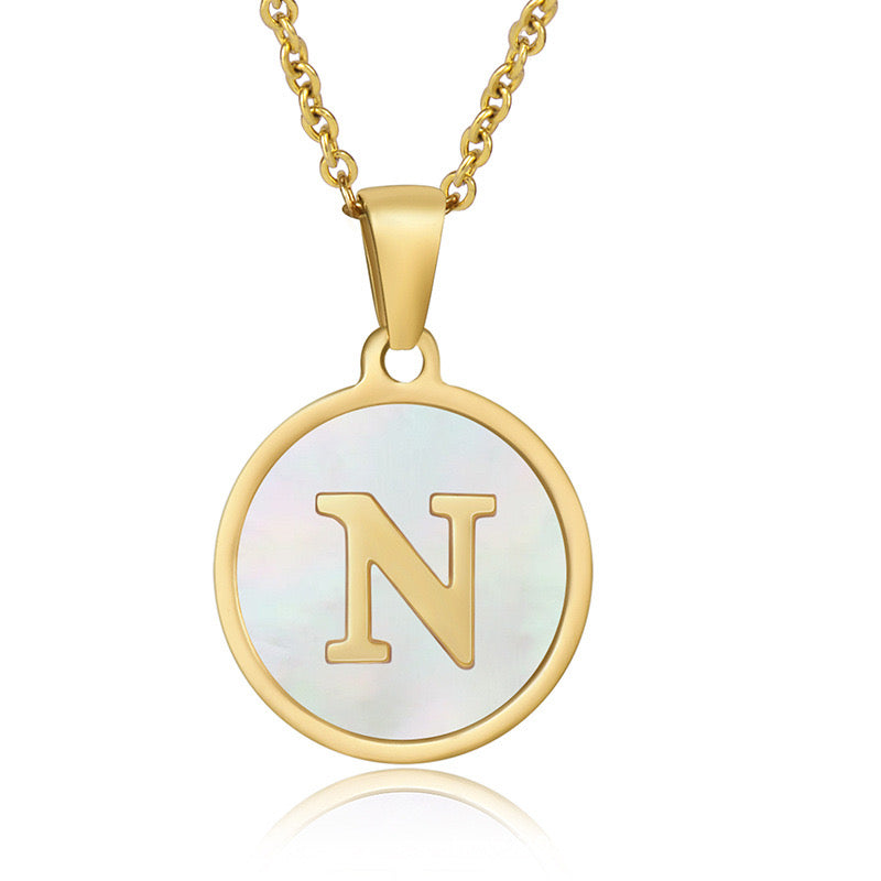 Collar con Inicial Redonda