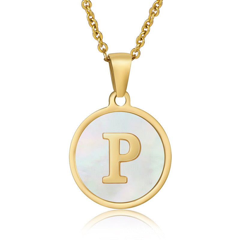 Collar con Inicial Redonda