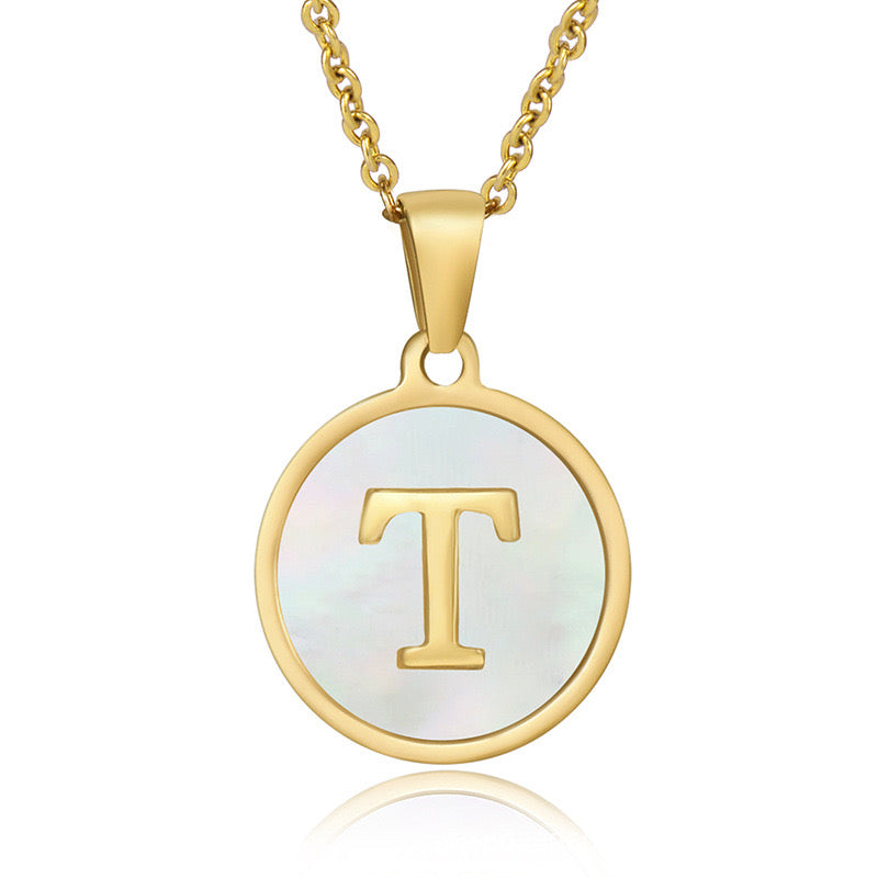 Collar con Inicial Redonda