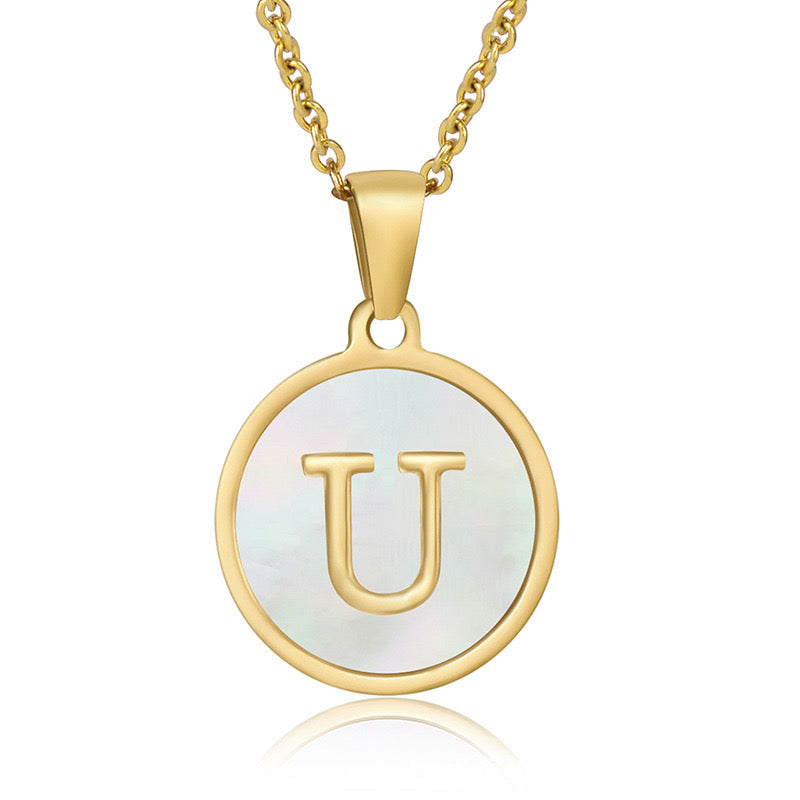 Collar con Inicial Redonda