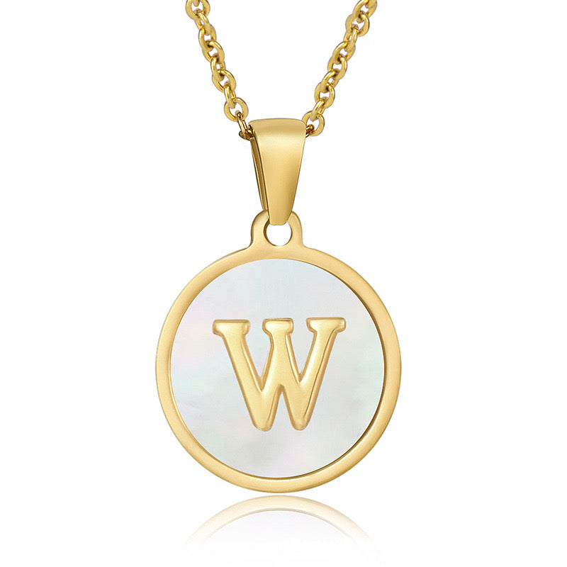 Collar con Inicial Redonda