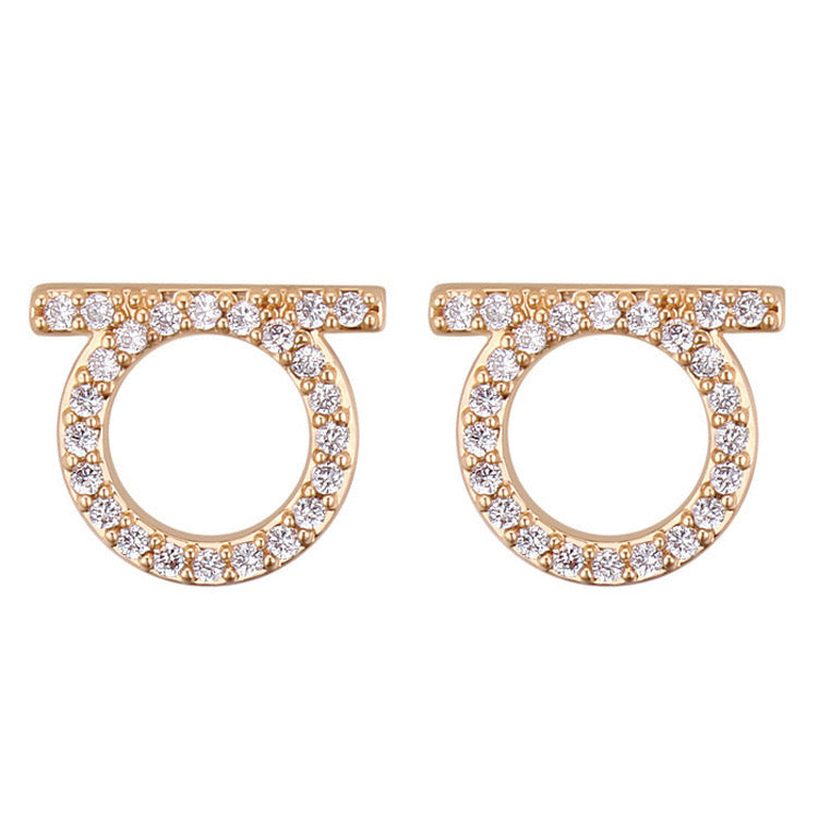 Aretes Halo Brillante