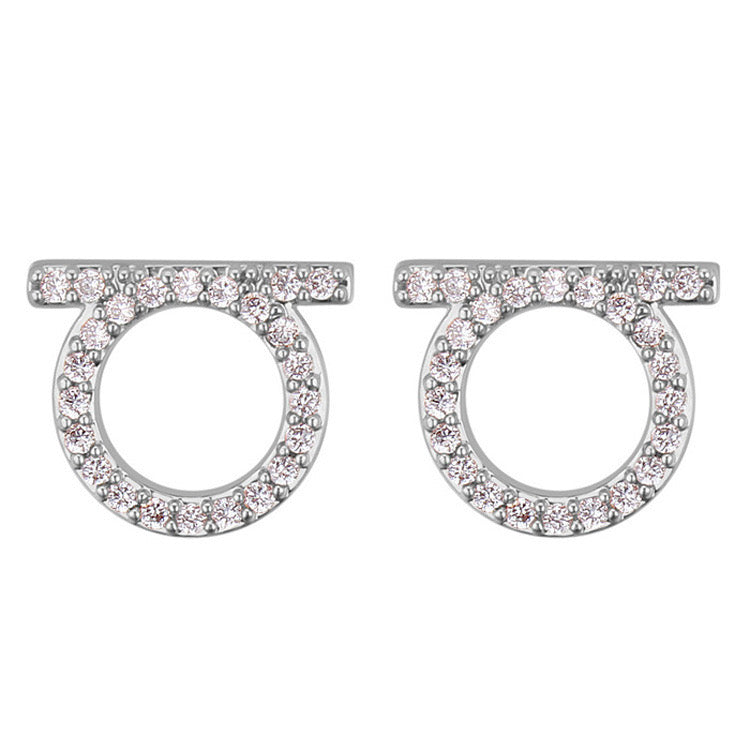 Aretes Halo Brillante