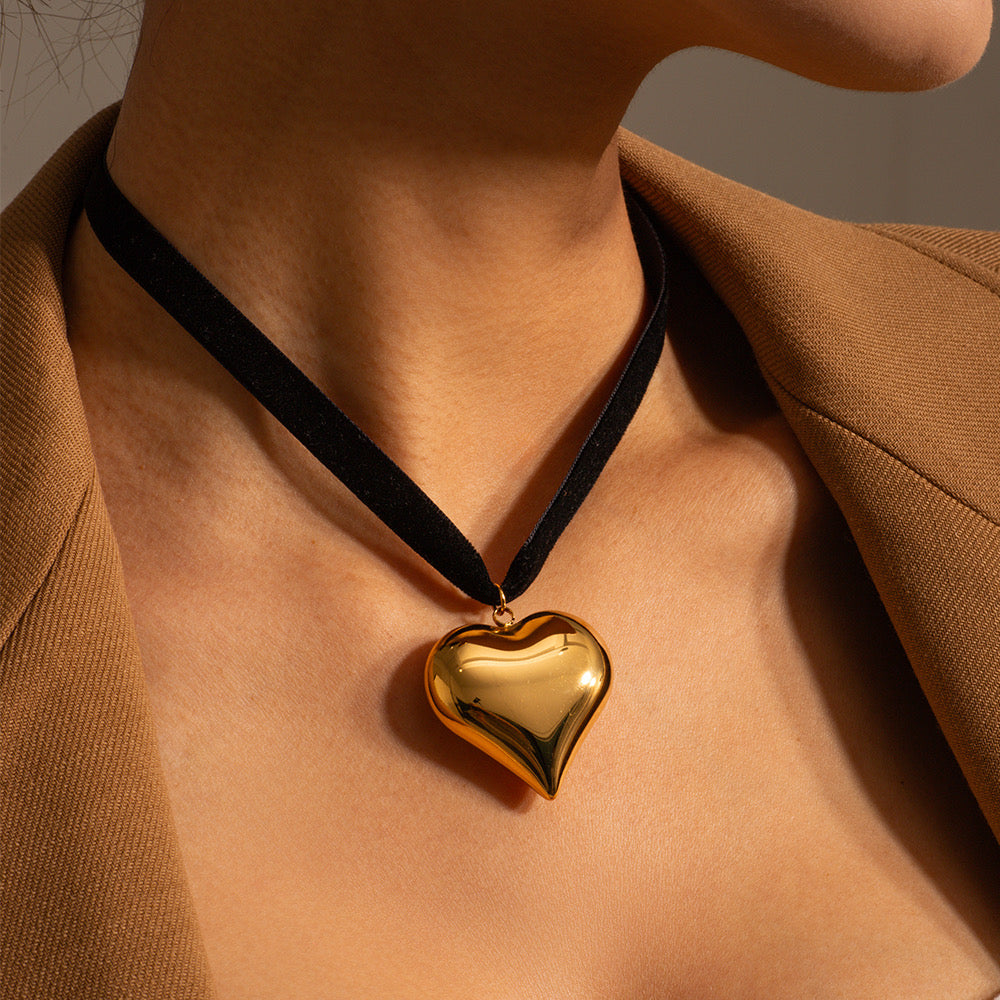 Collar Corazón Aura